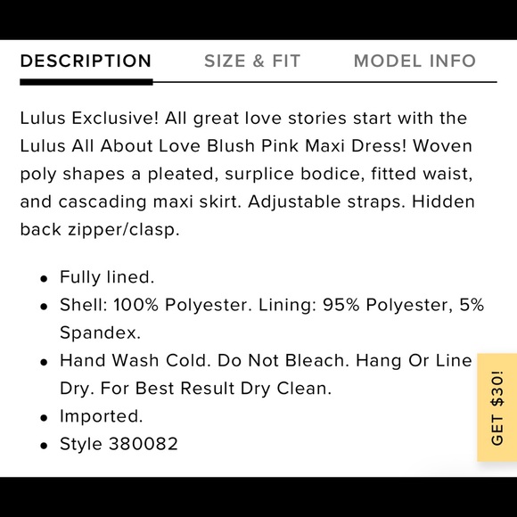 Lulus blush briandsmaid dress‎ - Picture 7 of 12